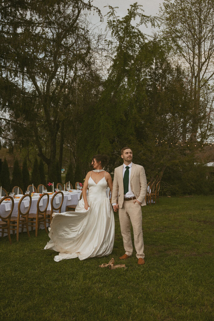 Exterior view of Luxe Glass House wedding venue in Mills River, North Carolina.